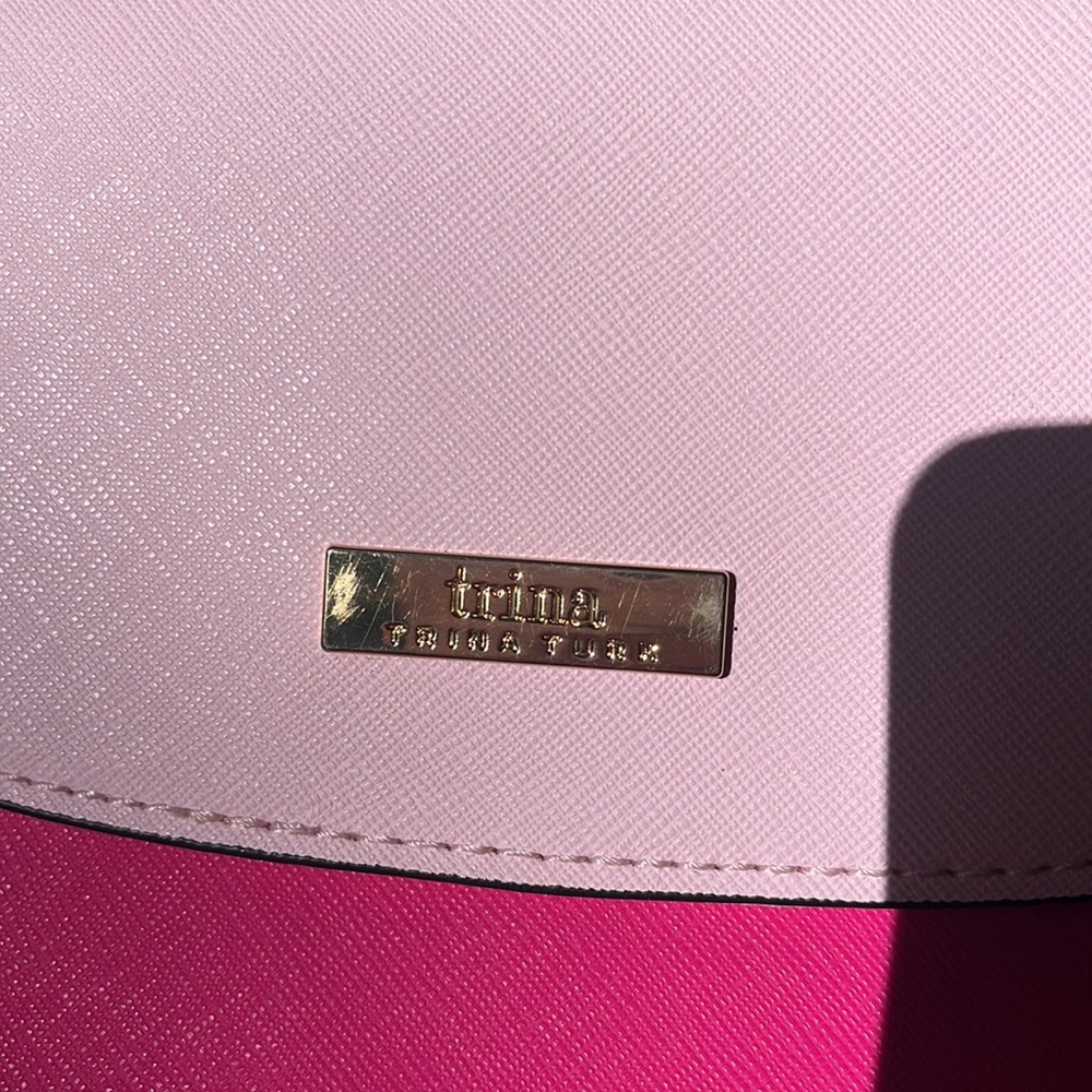 Trina Turk Like New Pink Crossbody Purse - Picture 5 of 6